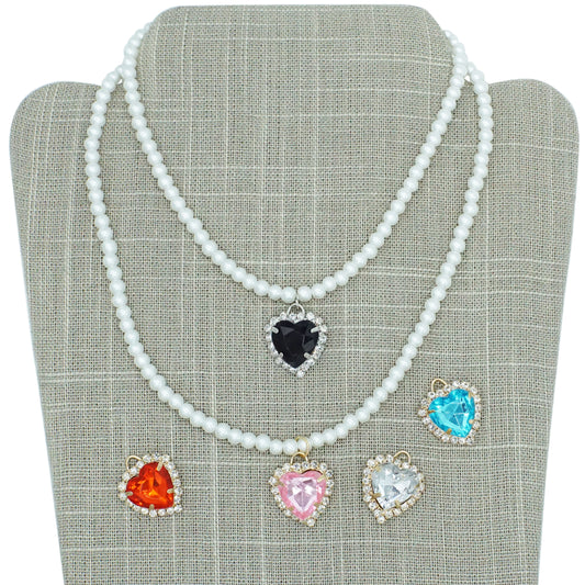 Heart Charm Necklace - PRINCESS ANNE