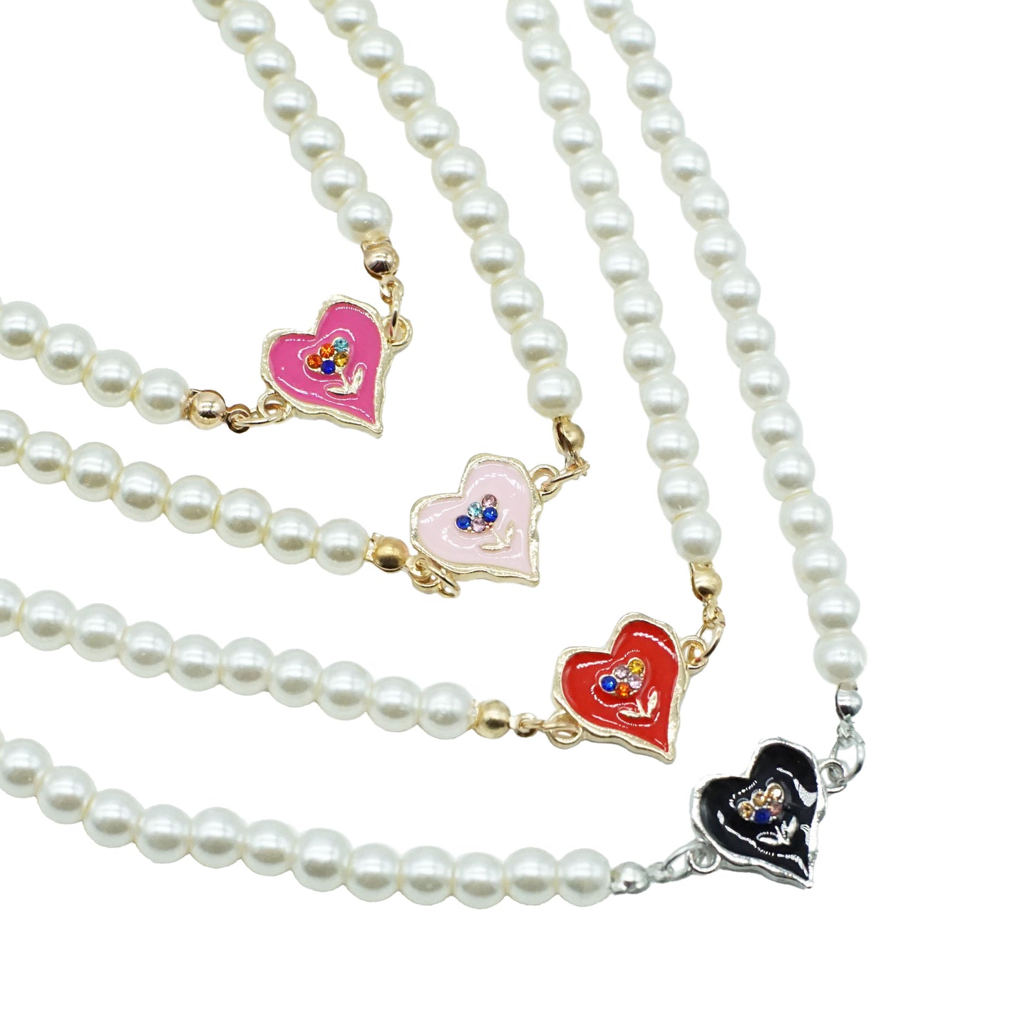 Heart Charm Necklace - FLORA