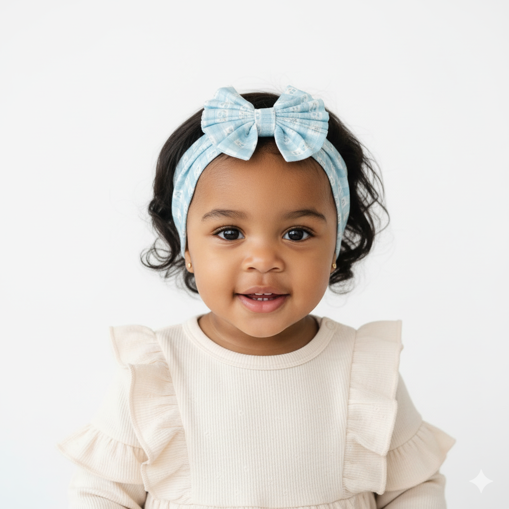 Cherry Print Baby Headwrap
