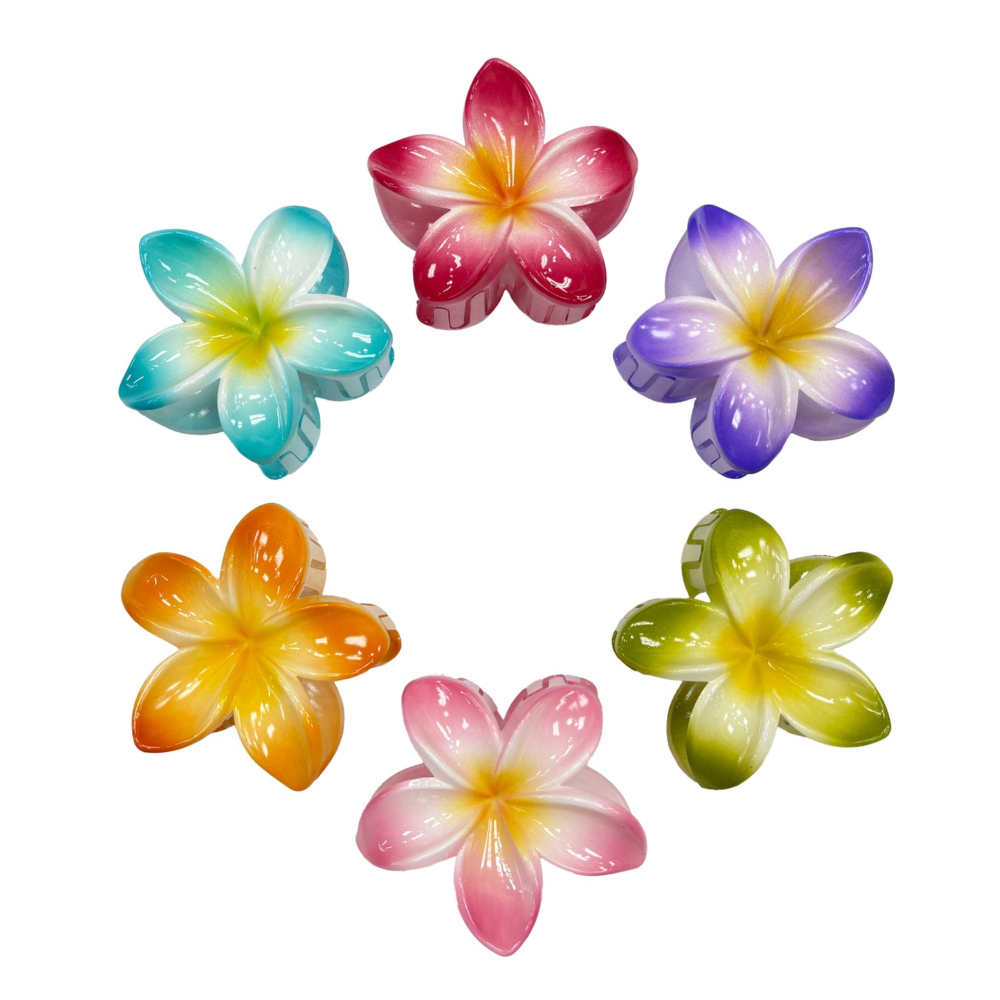 THE SUMMER Hawaii Flower Hair Clips