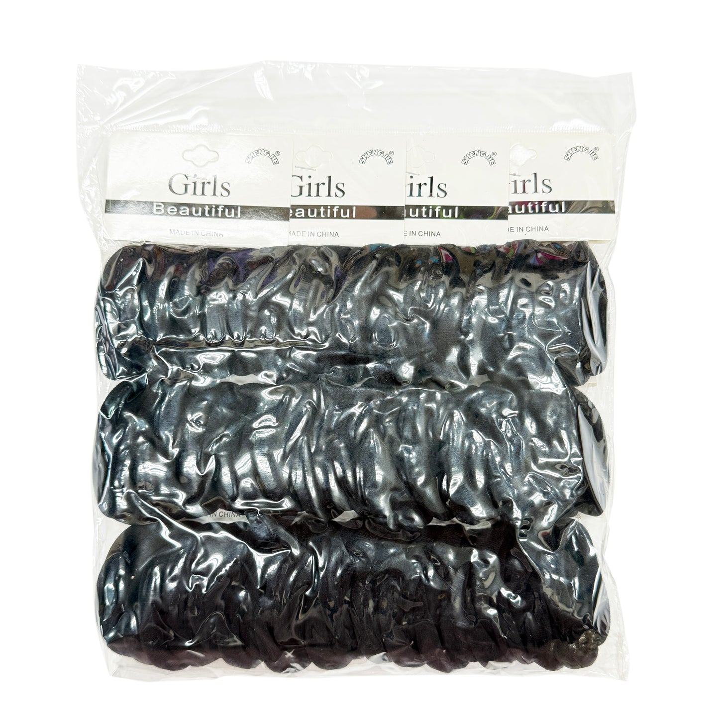 BLACK ELASTICS IN BULK (DOZEN PACK)