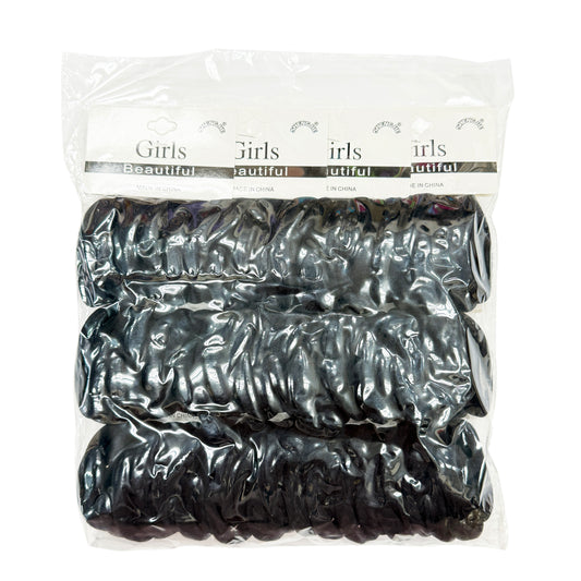 BLACK ELASTICS IN BULK (DOZEN PACK)