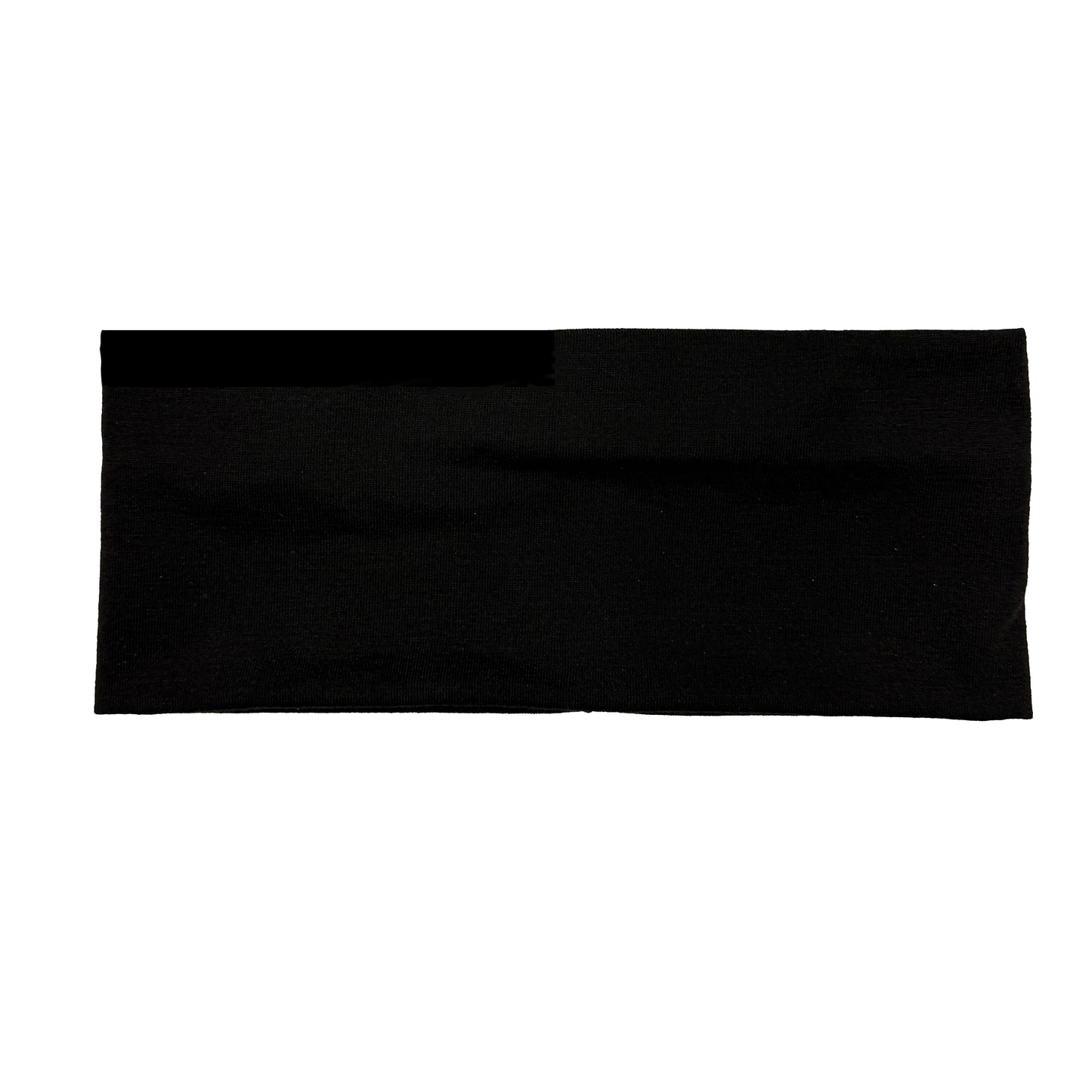 Plain Black Elastic Headband - Set of 3