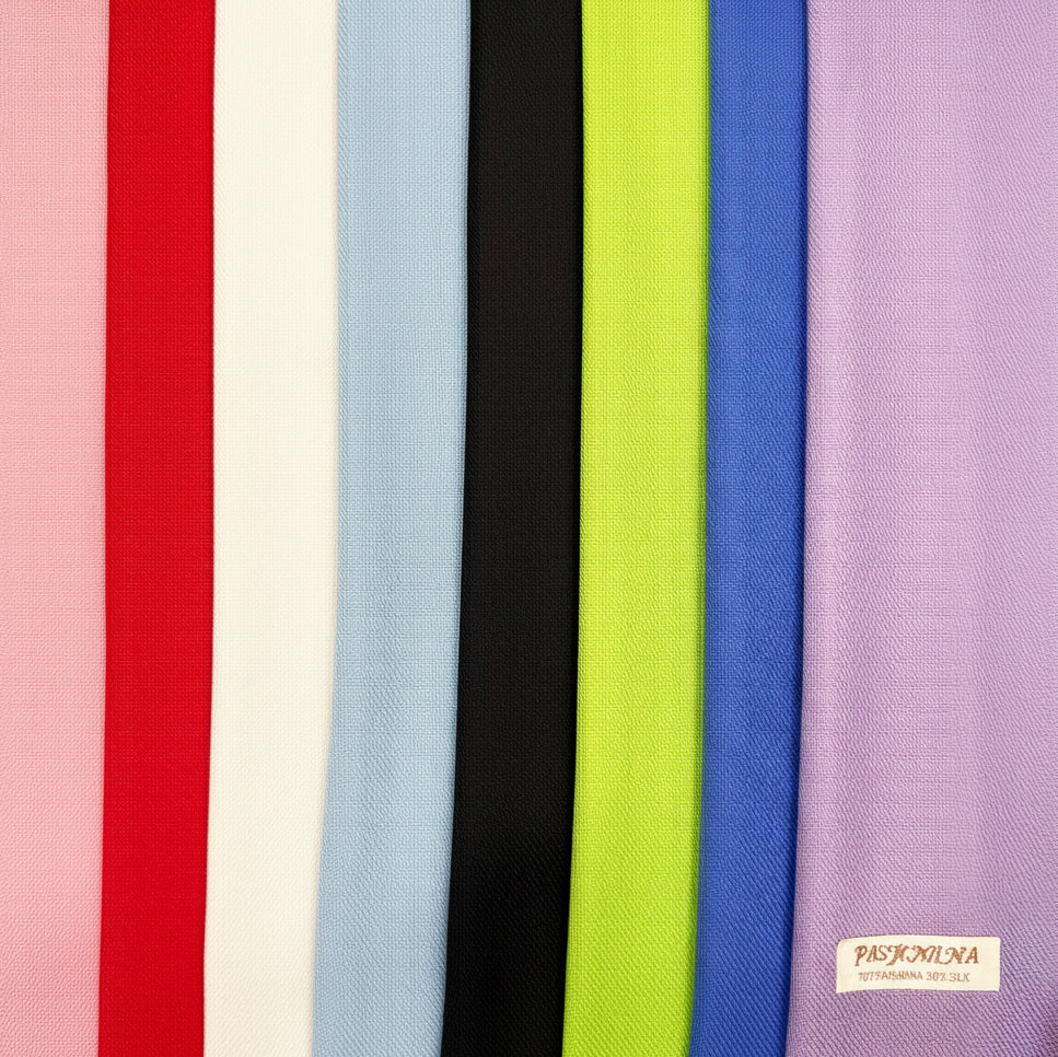 Solid Pashmina Shawl Scarf