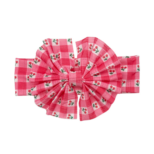 Cherry Print Baby Headwrap