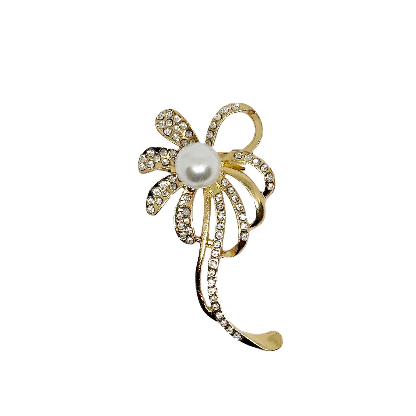 Flower Brooch in Gold