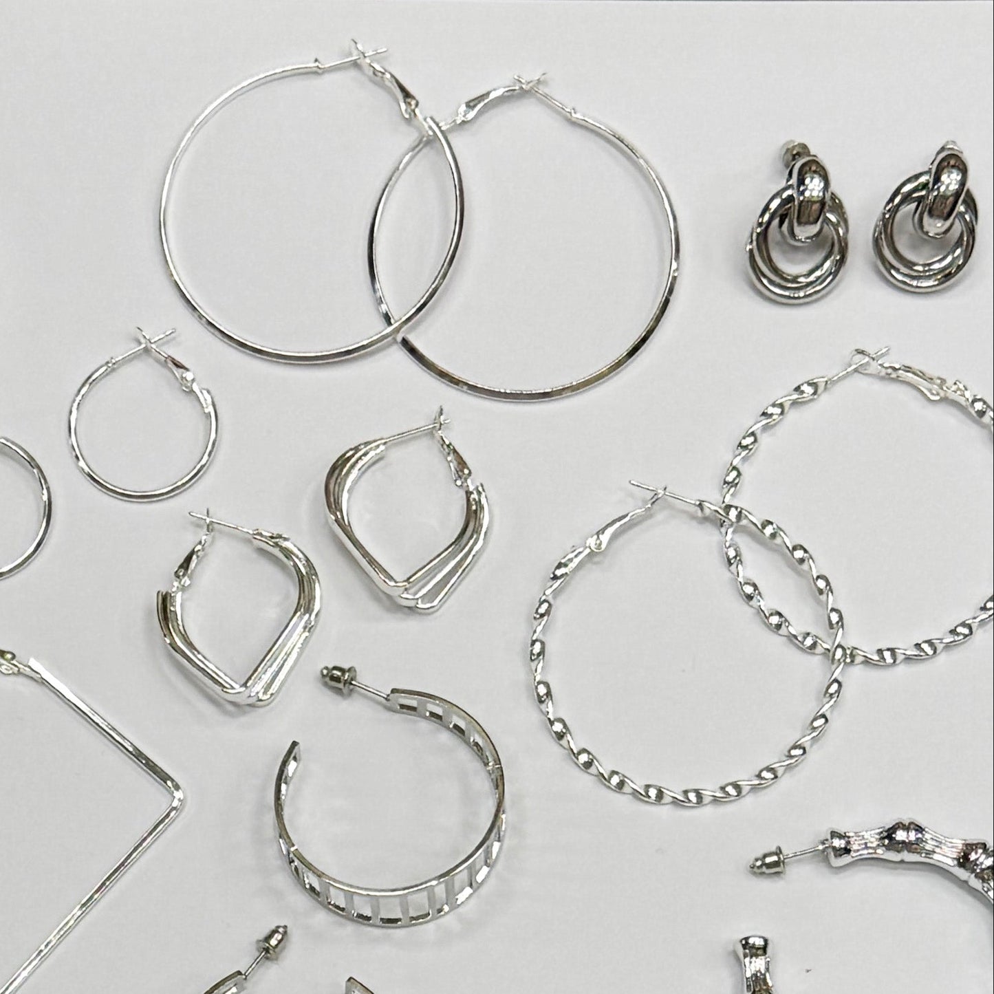 Multi-Pair Simple Hoop Earrings