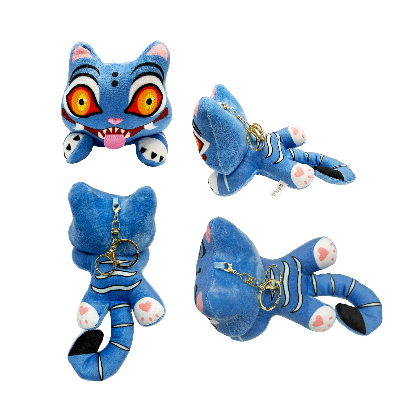 Kpop Demon Hunters Tiger Plush Toy Keychain Bag Charm