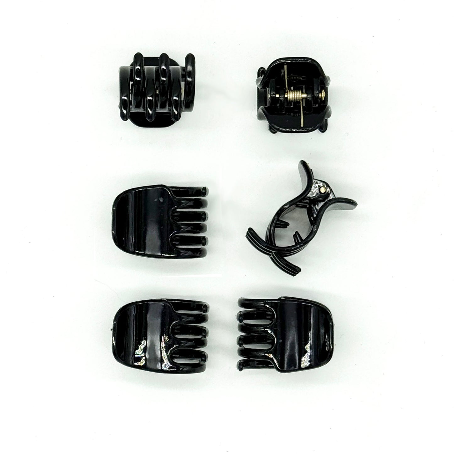 Small Simple Claw Clips - Set of 6