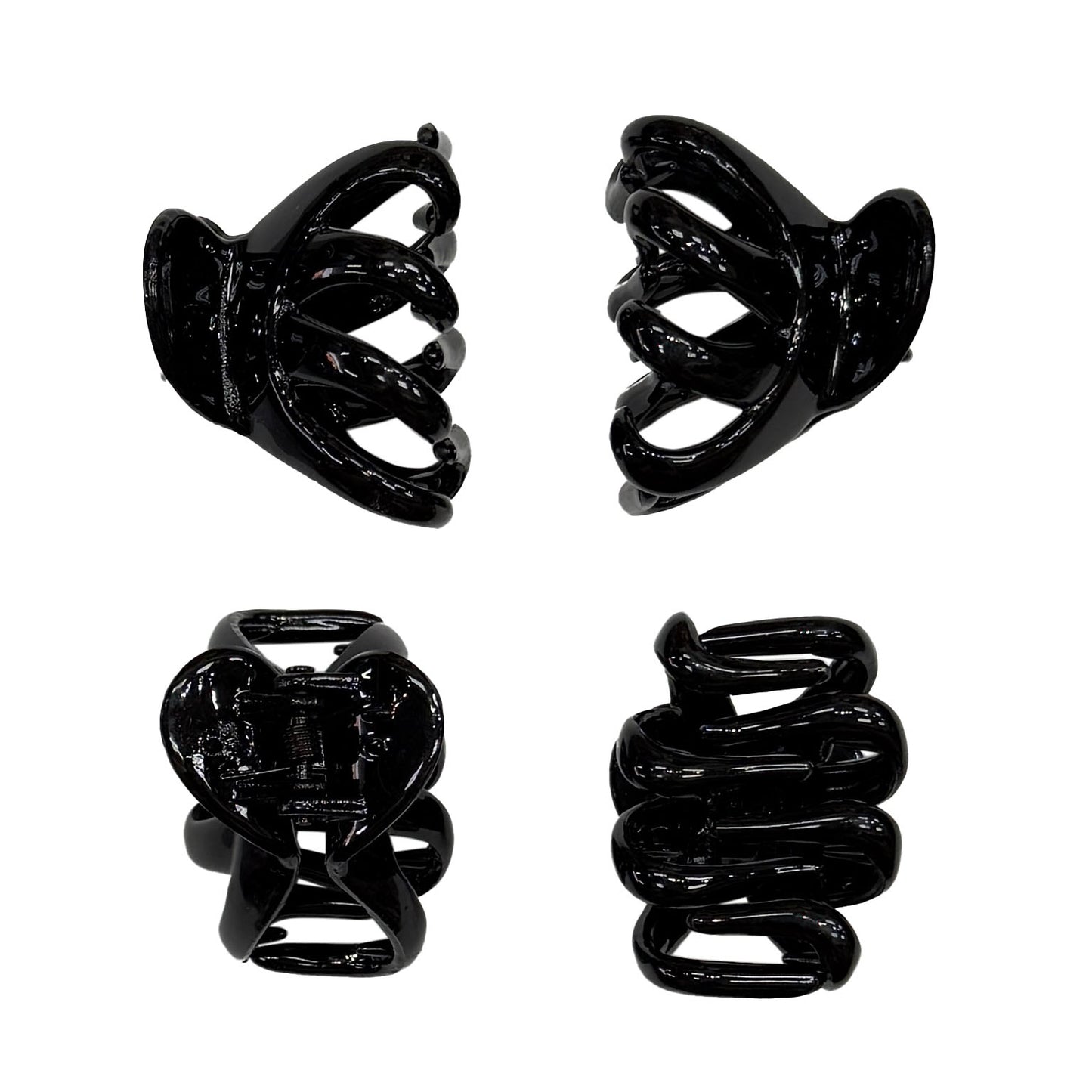 Small Heart Claw Clips (Set of Two)