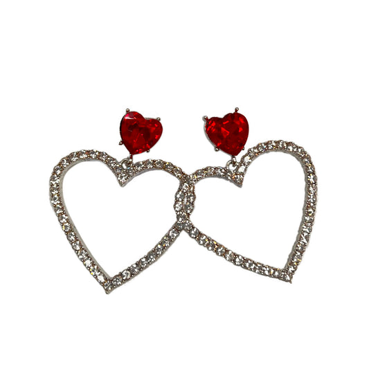 Sparkling Heart Earrings - AT FIRST SIGHT