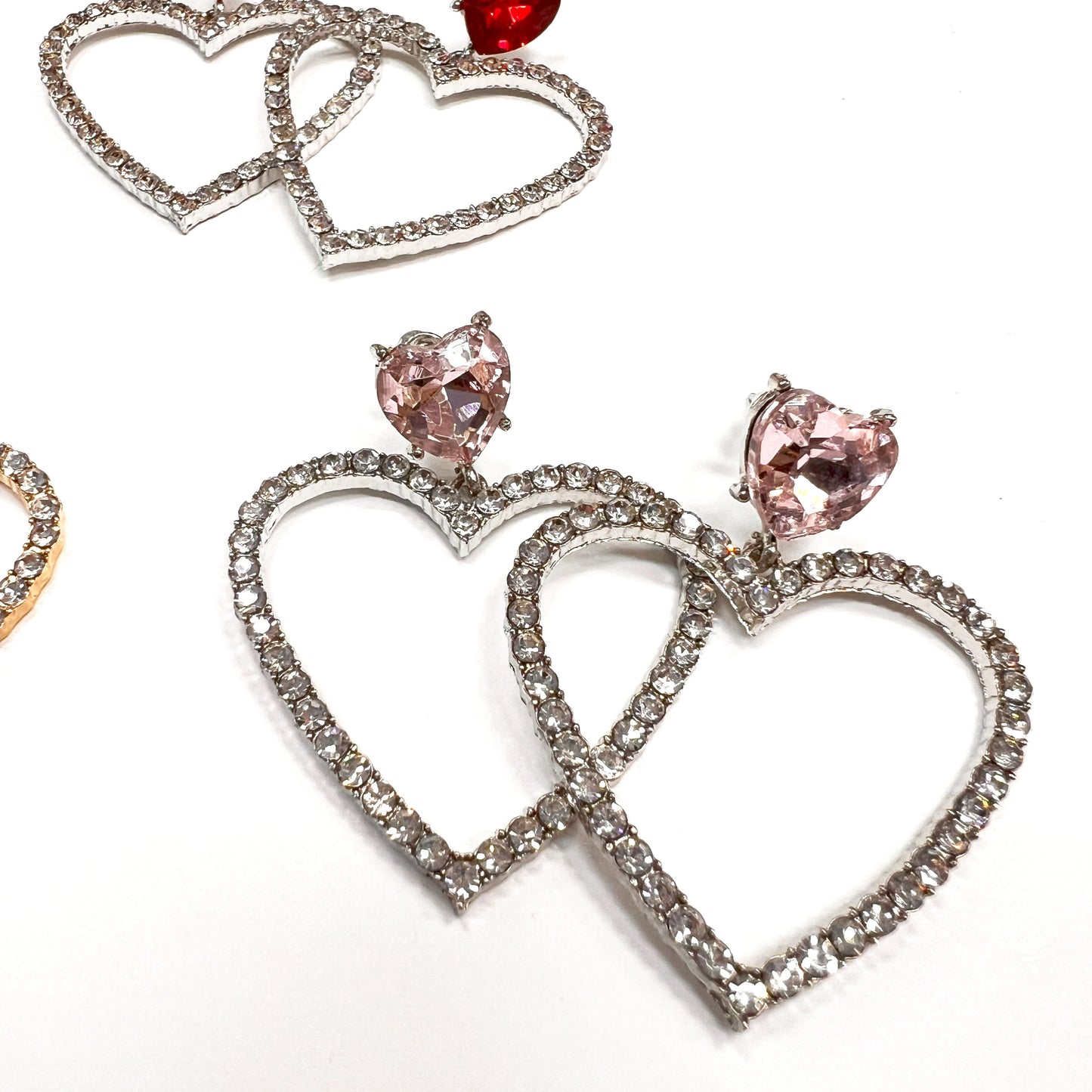 Sparkling Heart Earrings - AT FIRST SIGHT