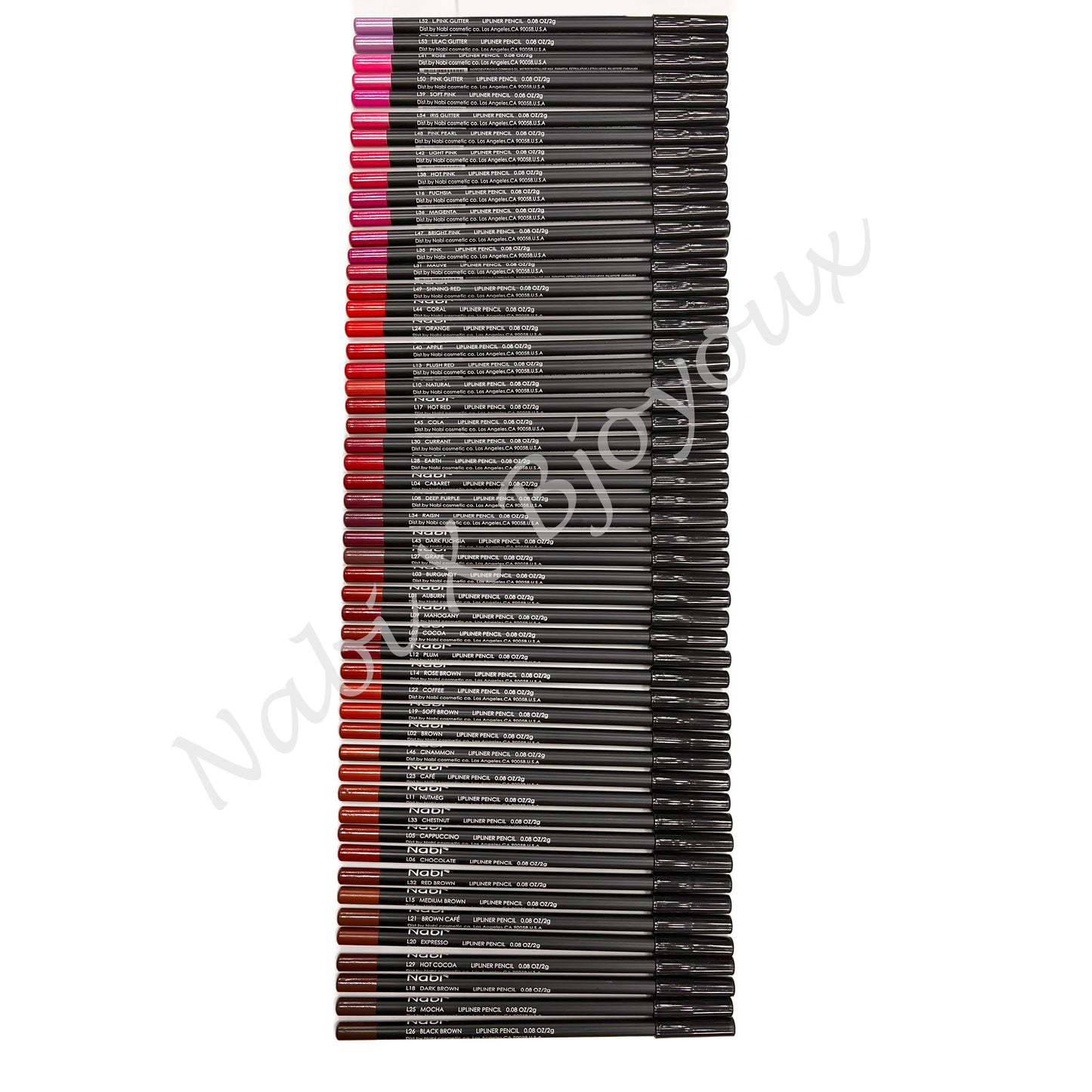 Nabi Lip Liner Pencil Set of 54
