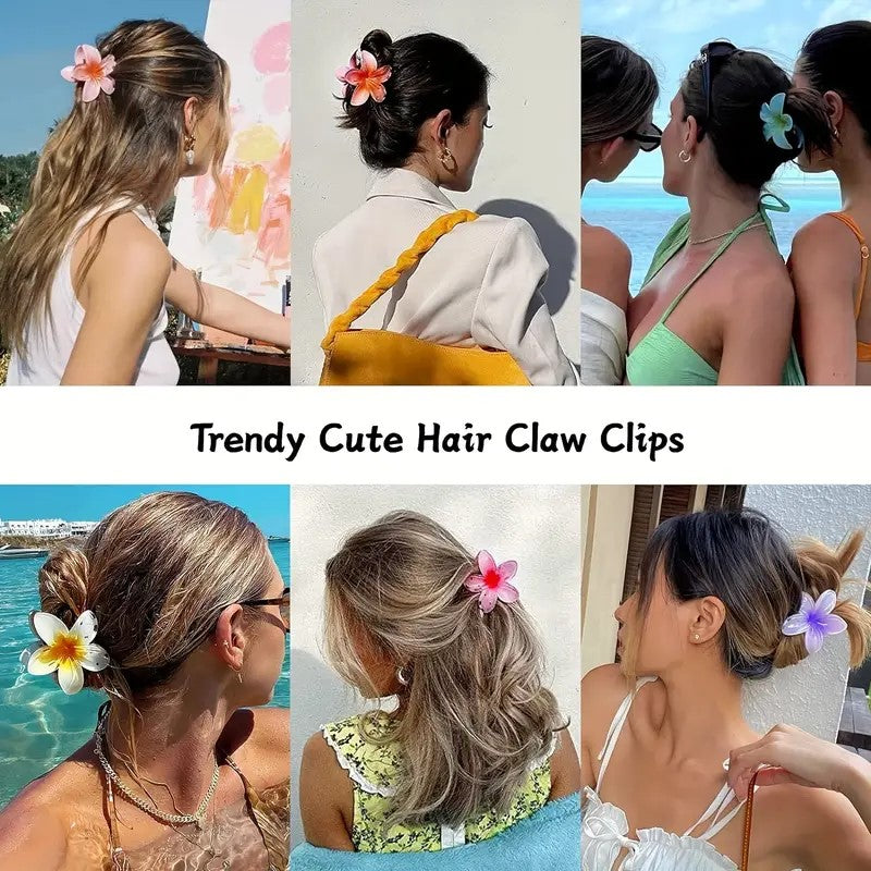 FUN SUMMER Hawaii Flower Hair Clips