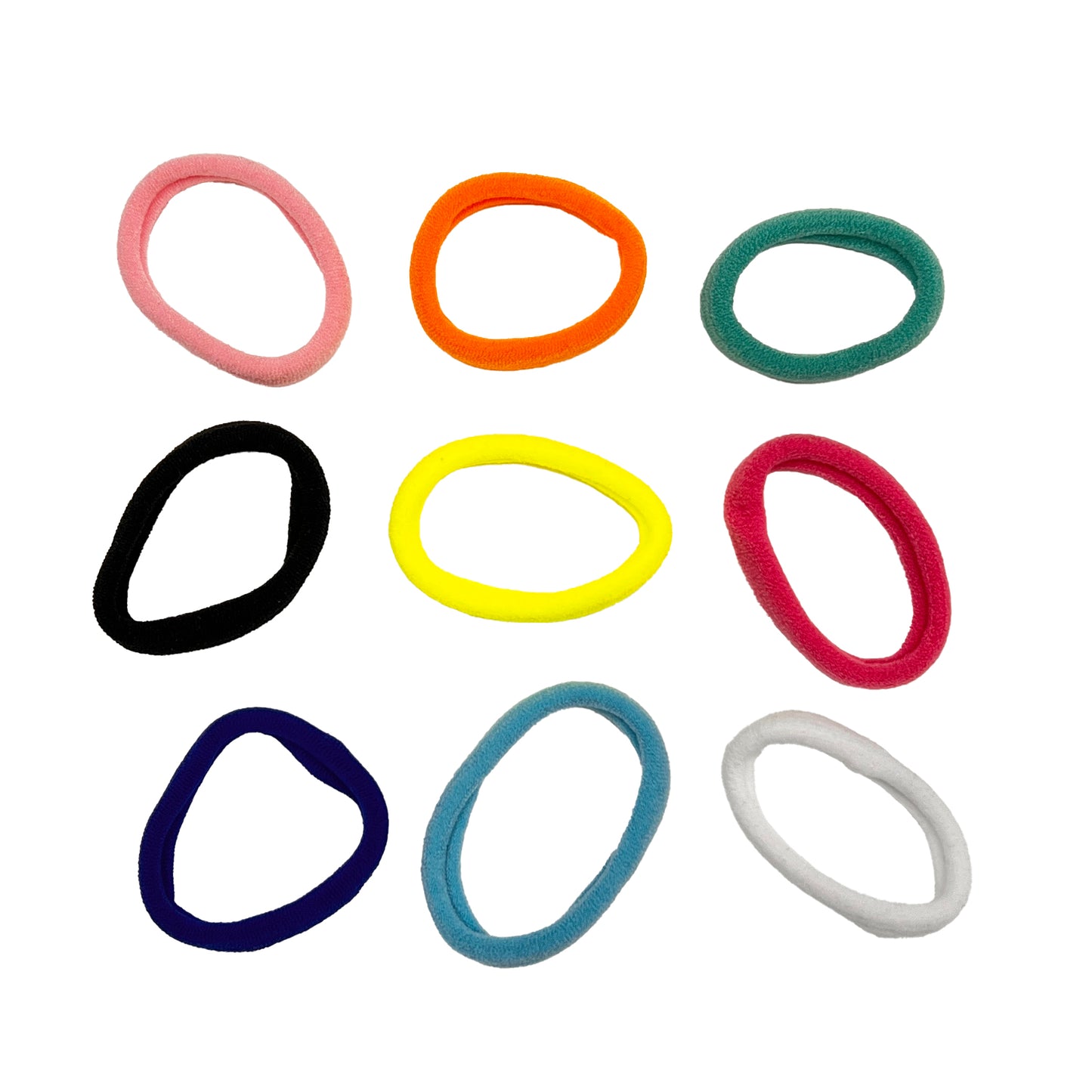 Small Elastics - Dark Colors w/ Neon Yellow