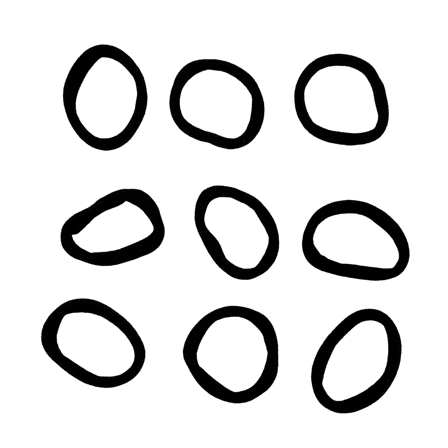 Small Elastics - Black