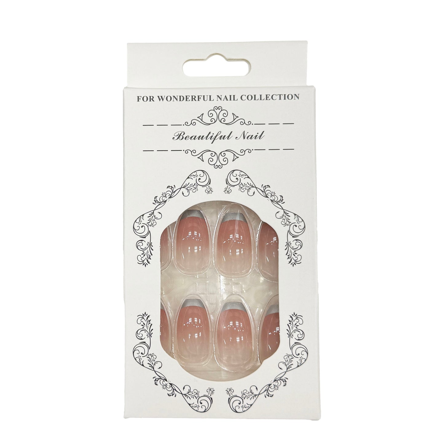 Press-on Nails (Silver Tip)