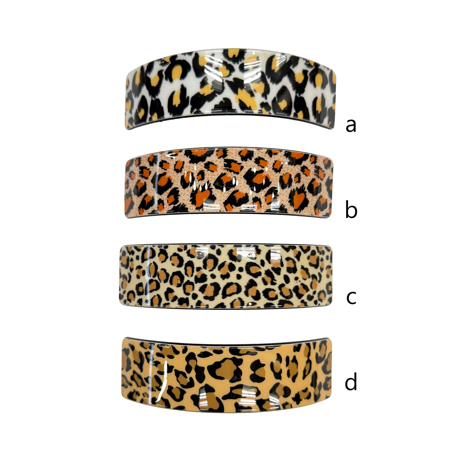 Leopard Print Barrette Hair Clip