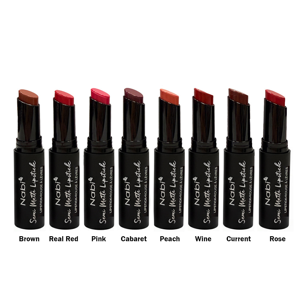Nabi Semi-Matte Lipsticks - Set of 8