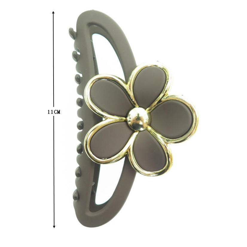 Dozen Matte Flower Claw Clip