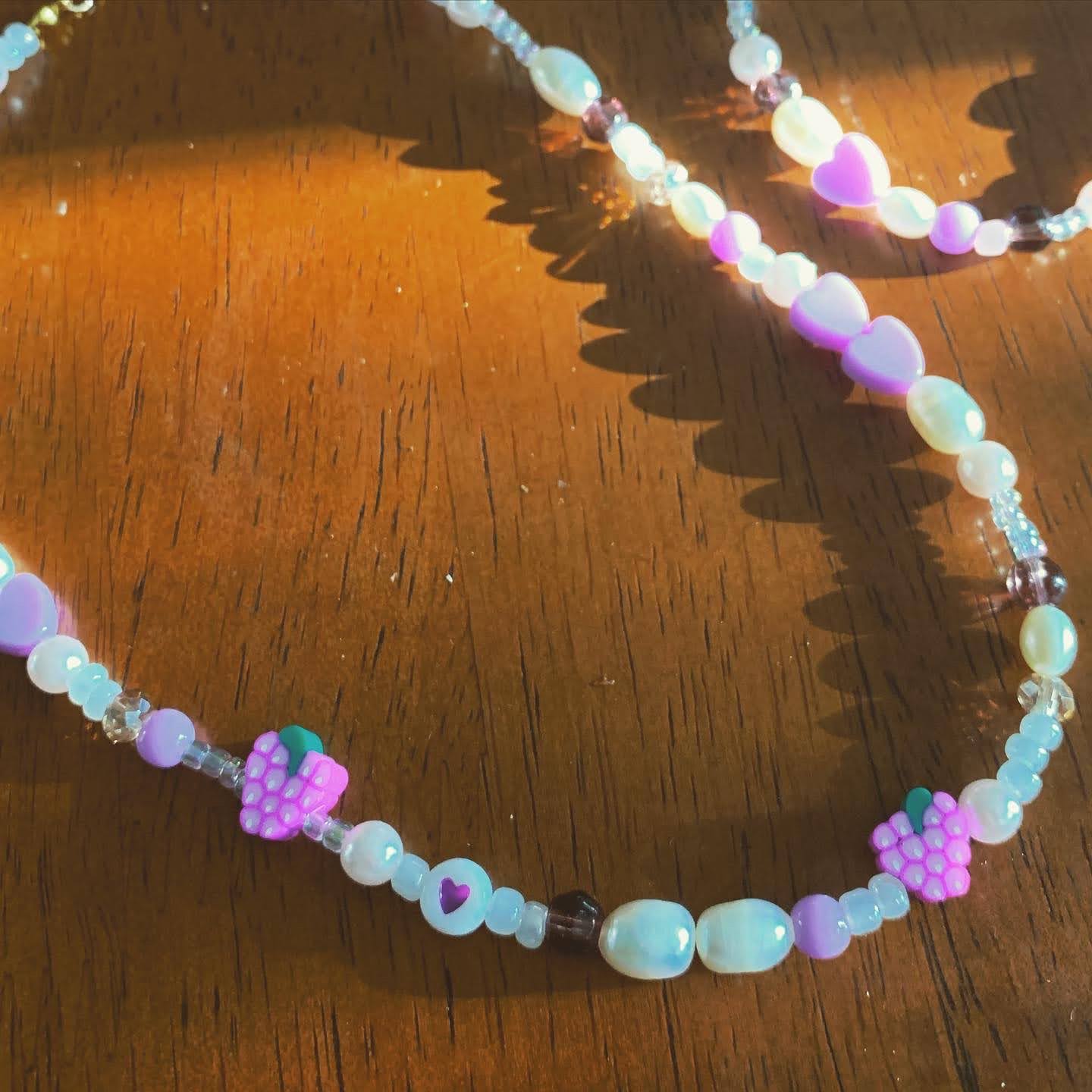 Beaded Bracelet - LAVENDER BRACELET