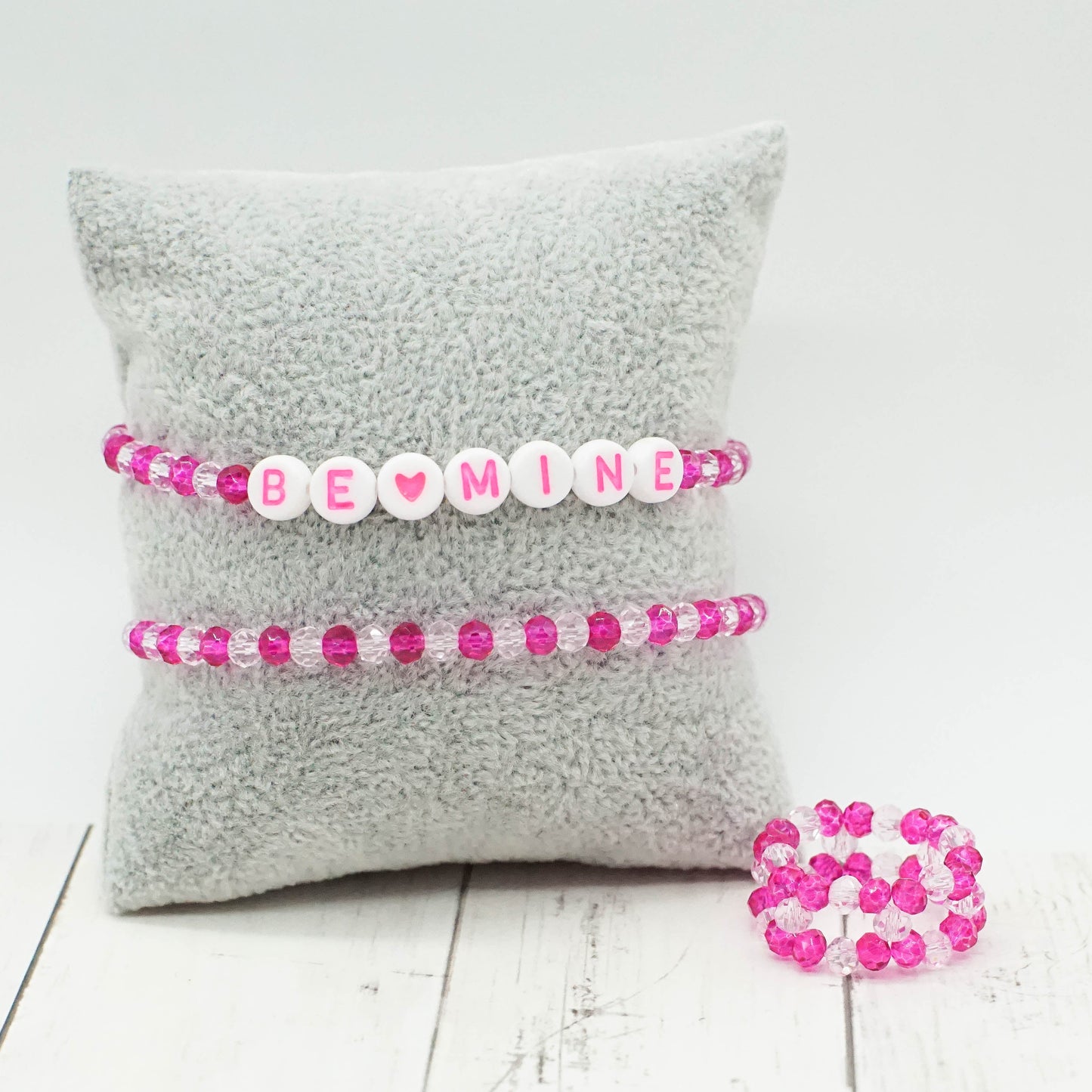 Beaded Bracelet Set - BE MINE