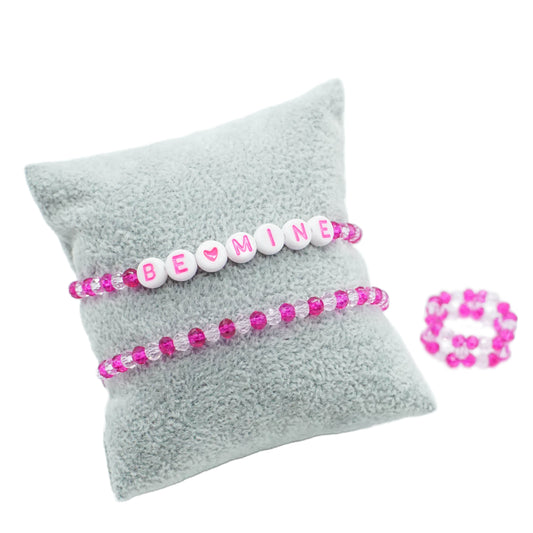 Beaded Bracelet Set - BE MINE