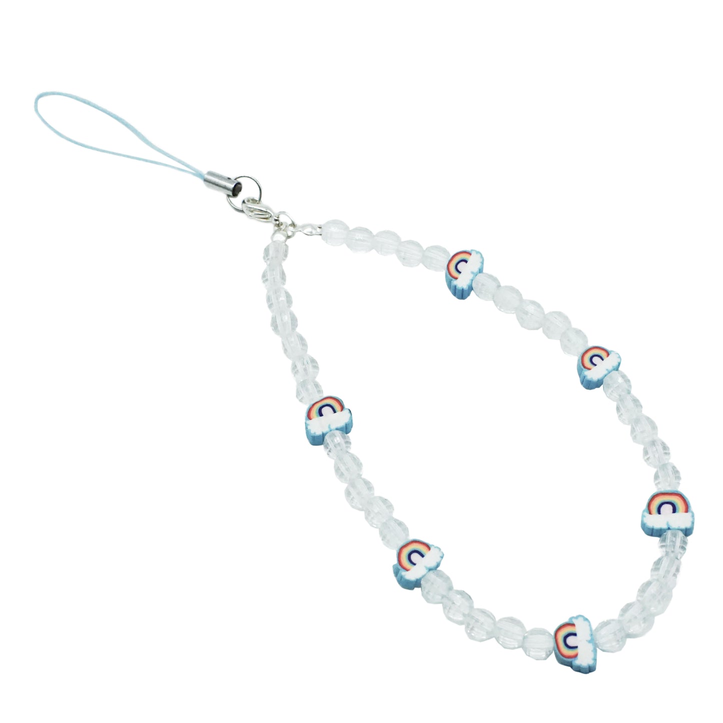 Phone Charm / Phone Strap - RAINING CLOUDS