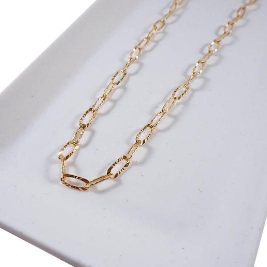 Gold Chain Necklace - SHINING LINKS
