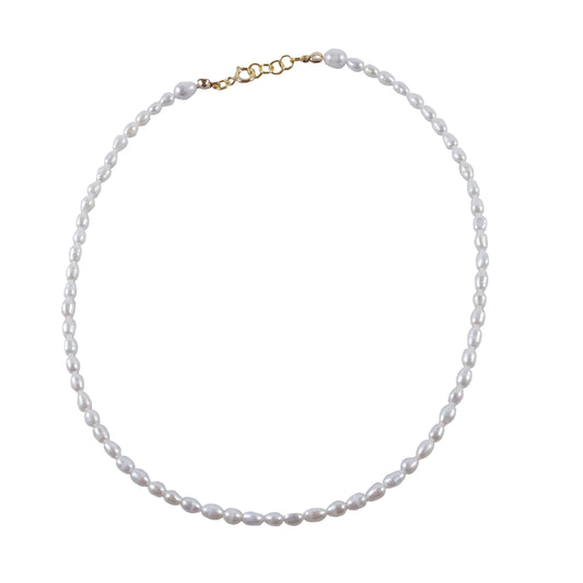 Simple Pearl Necklace - LOVELY PEARL