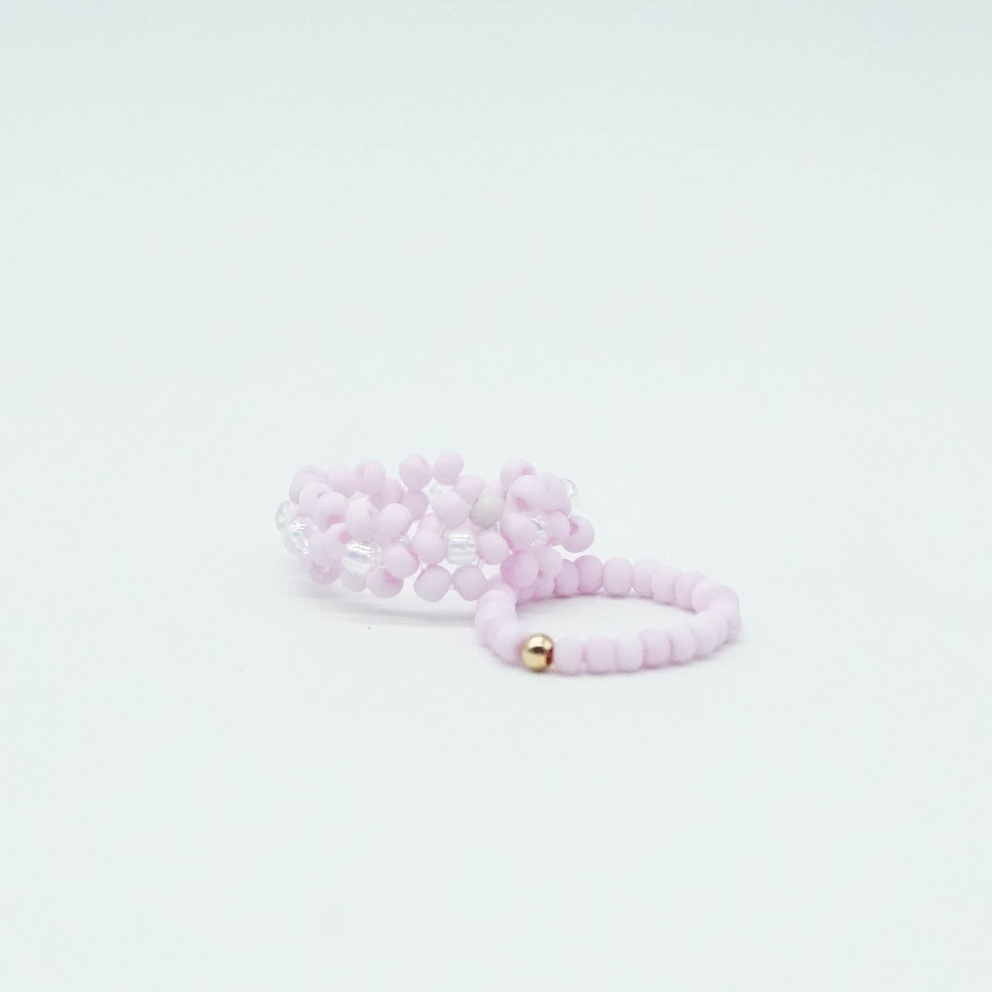 Beaded Ring Set - CHERRY BLOSSOMS