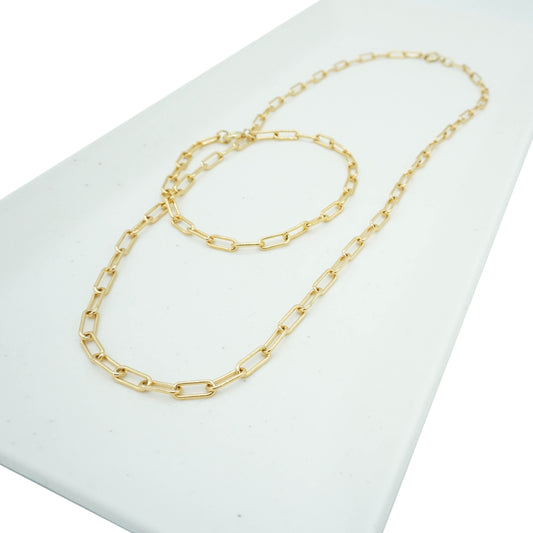 Gold Chain Bracelet - GOLDEN LINK