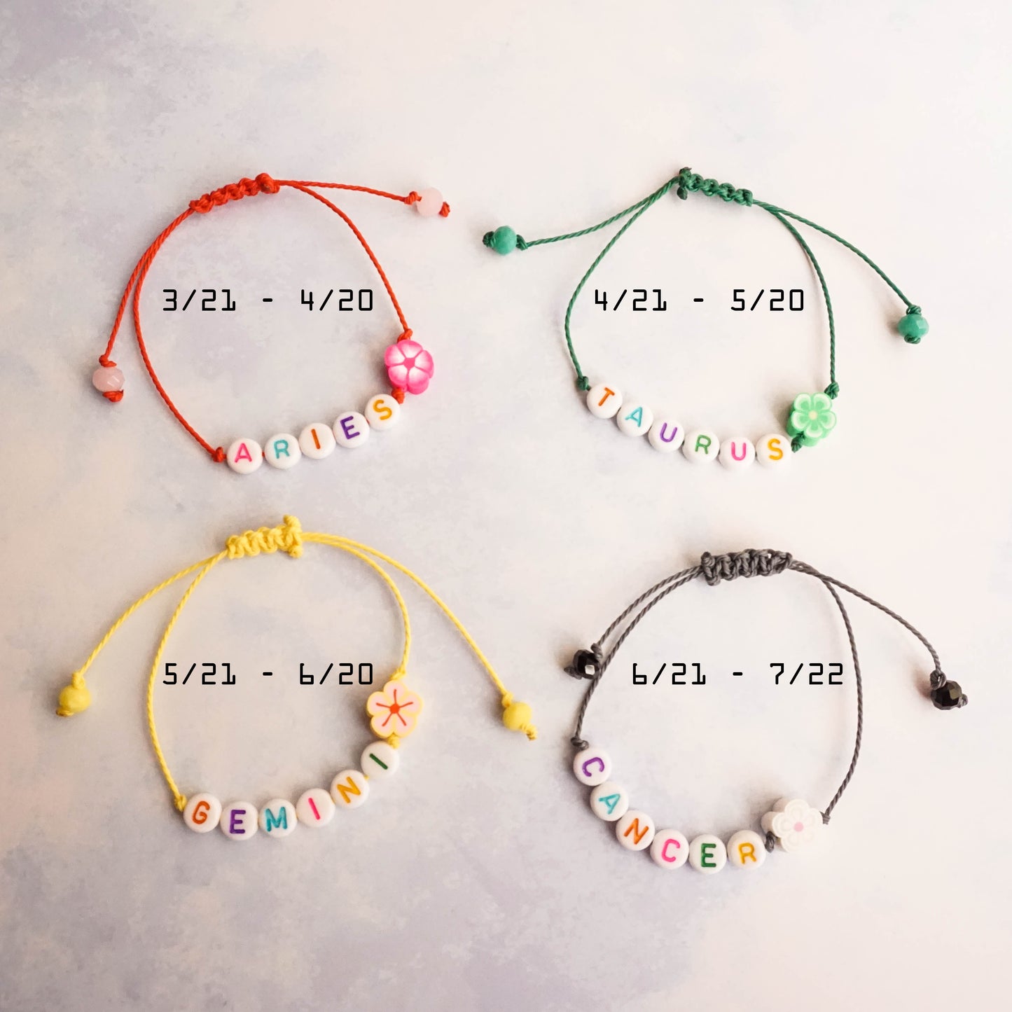 Zodiac Bracelets - Adjustable