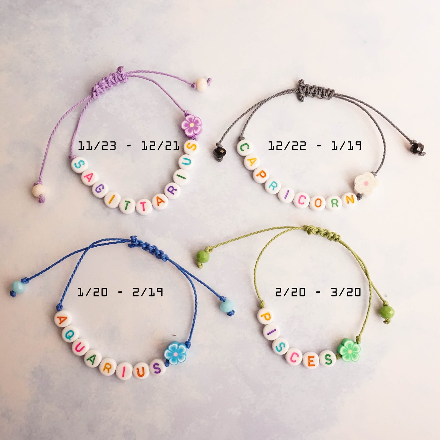 Zodiac Bracelets - Adjustable