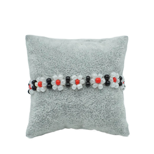 Beaded Flower Bracelet - DANDELIONS