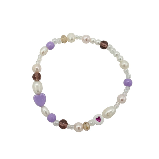 Beaded Bracelet - LAVENDER BRACELET