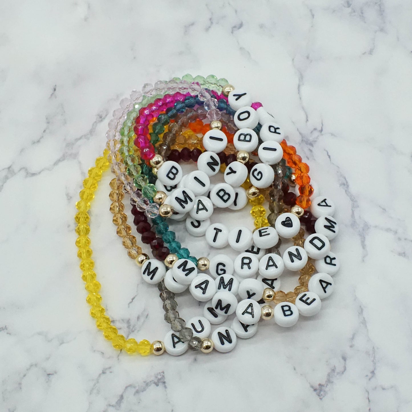 Personalized Beaded Bracelet - SPECIAL ONE