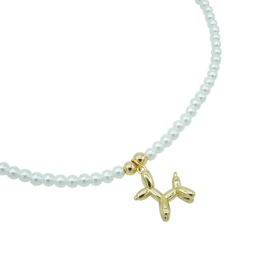 Balloon Dog Charm Necklace - POP PUP