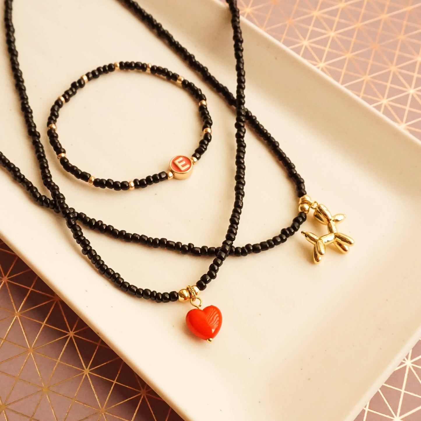 Red Heart Charm Necklace - LOVE AT FIRST SIGHT
