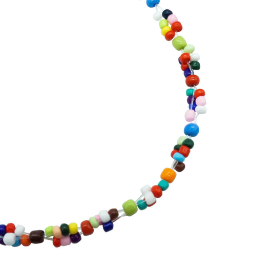 Beaded Braid Necklace - BRAIDED SEEDS