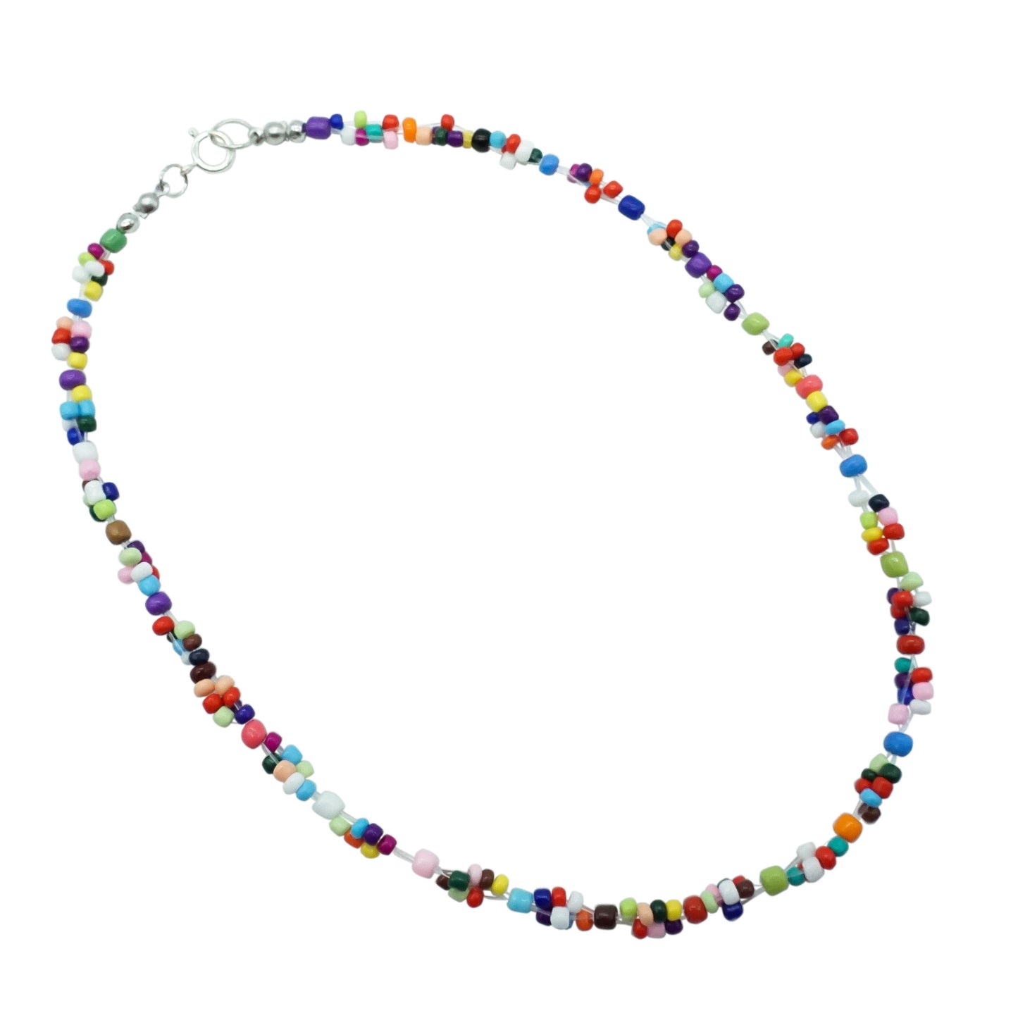 Beaded Braid Necklace - BRAIDED SEEDS