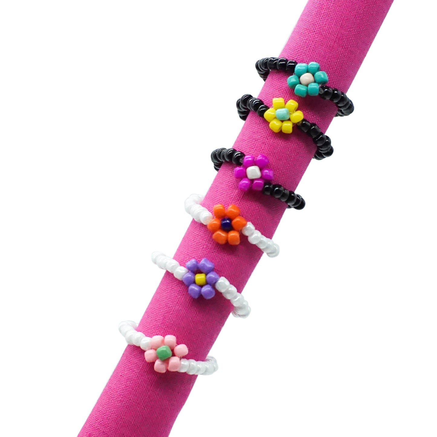 Beaded Flower Rings - FLOWER ONE