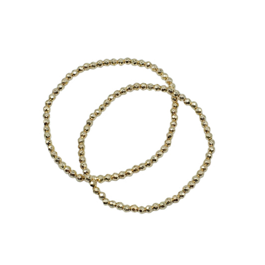 Gold Beaded Bracelet - GOLDEN LAYER