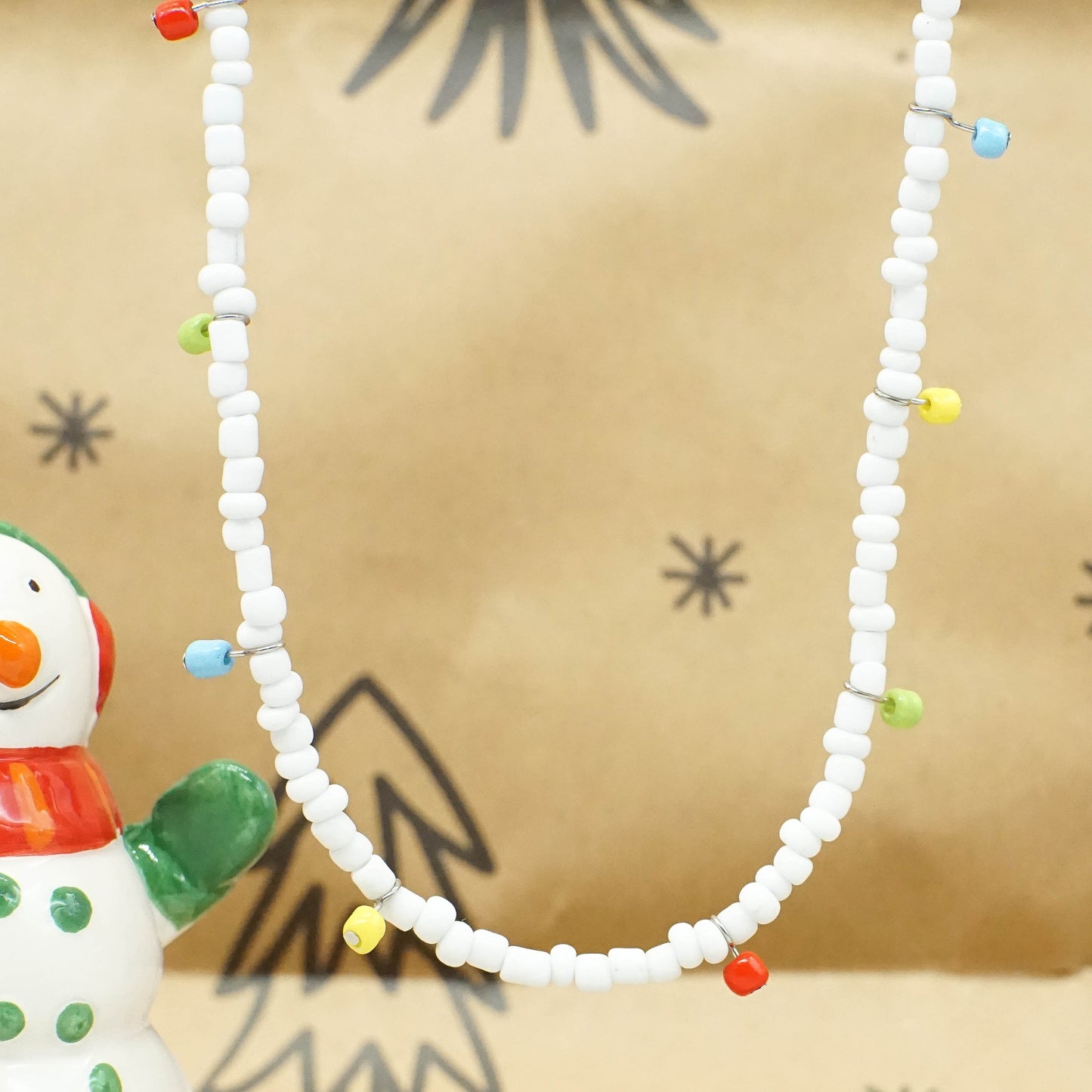 Holiday Beaded Necklace - STRINGLIGHTS