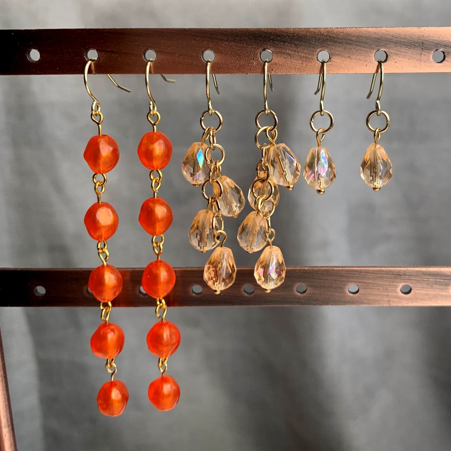 Dangle Crystal Earrings - CRYSTAL DANGLE