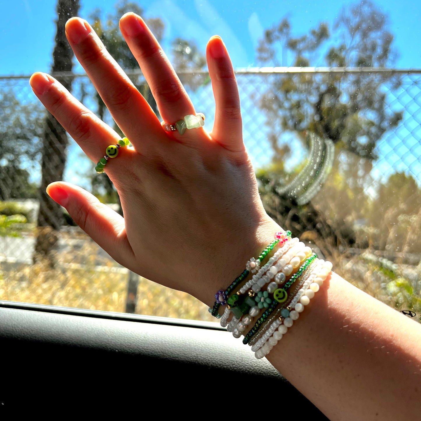 Gemstone Charm Bracelet - STAR FRAGMENTS