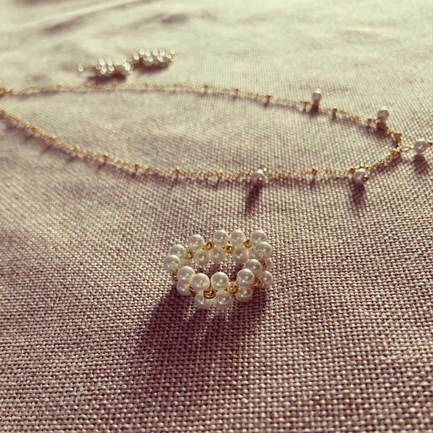 Beaded Ring - POPCORN