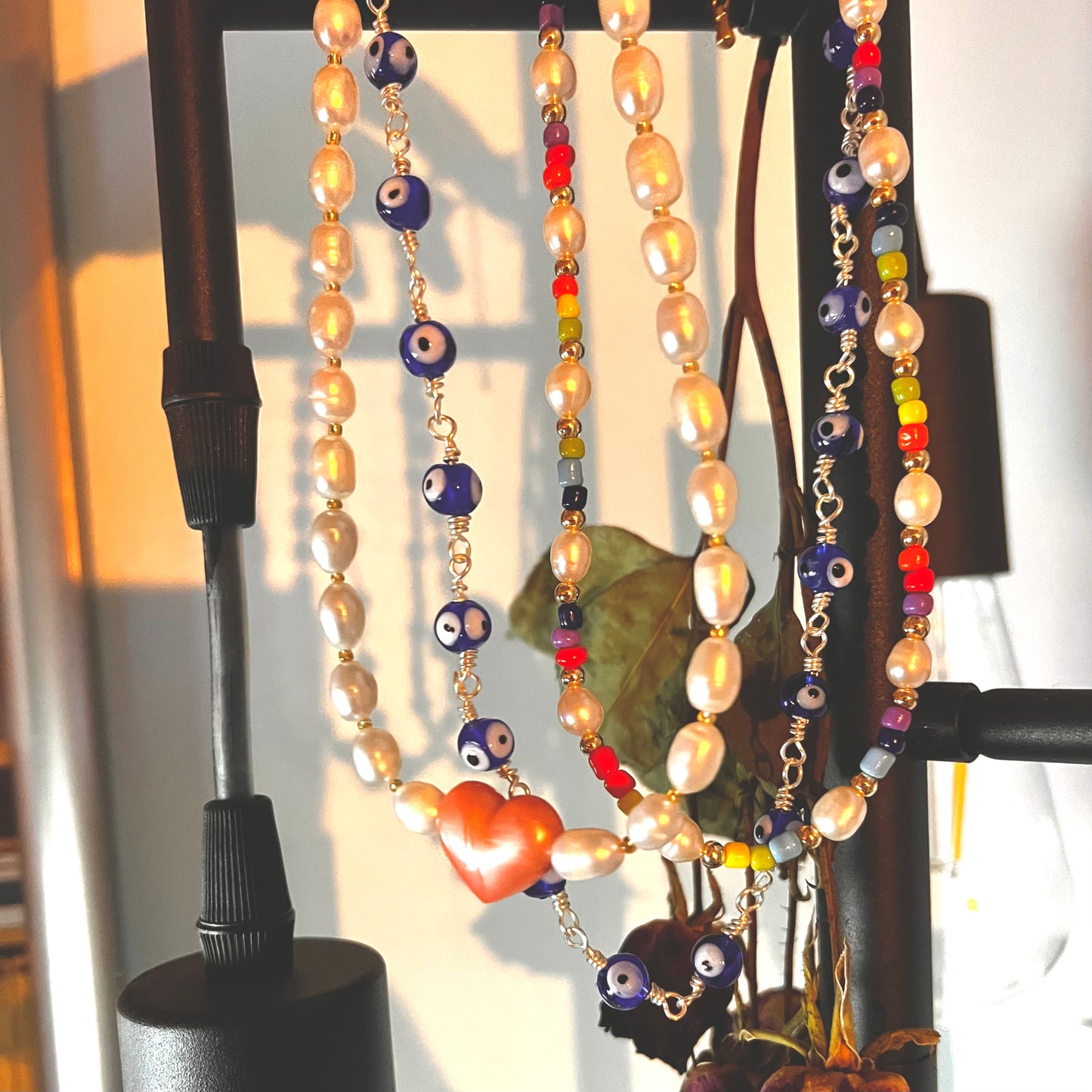 Wired Evil Eye Necklace - EVILSILVER