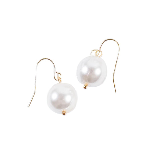 Pearl Earrings - JUMBO PEARL DANGLE