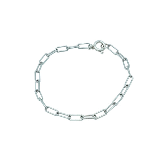 Silver Chain Bracelet - LINKED